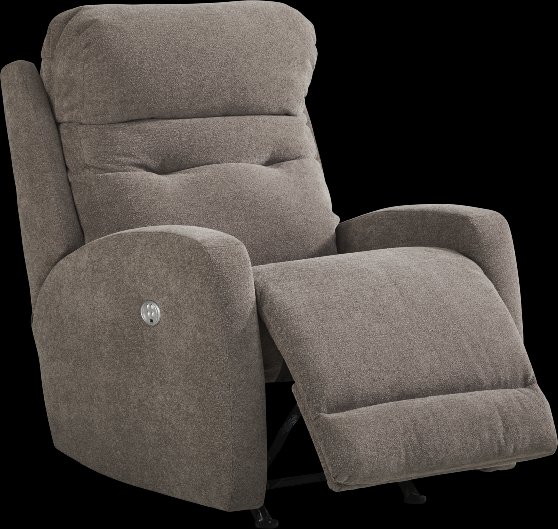 Cason Lane Brown Dual Power Recliner - Thumbnail - Image 2