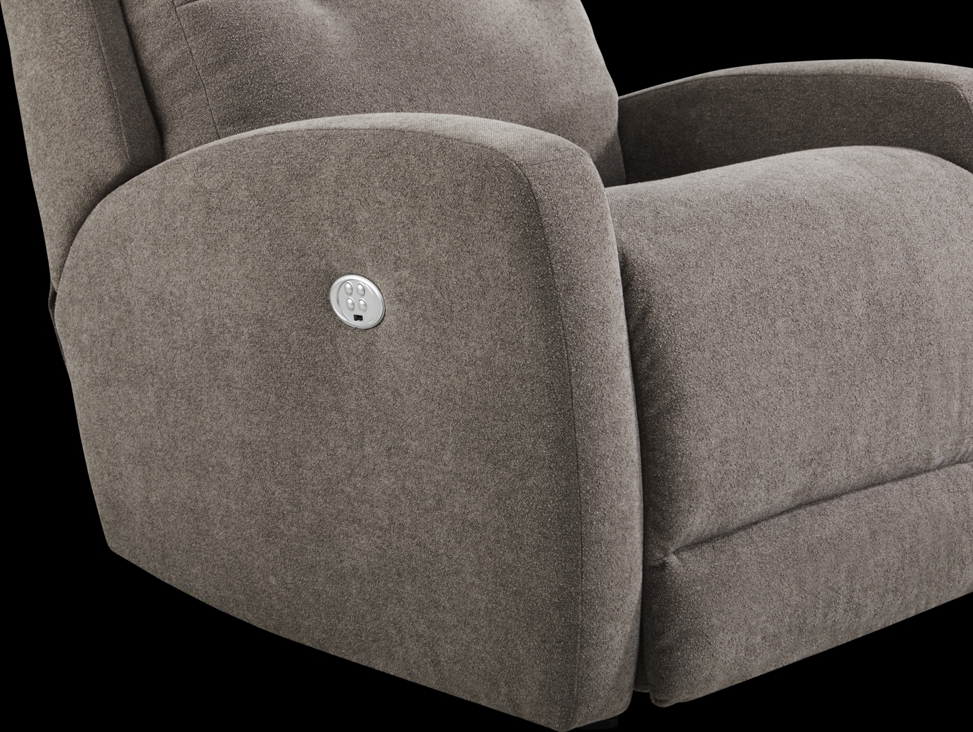 Cason Lane Brown Dual Power Recliner - Thumbnail - Image 4