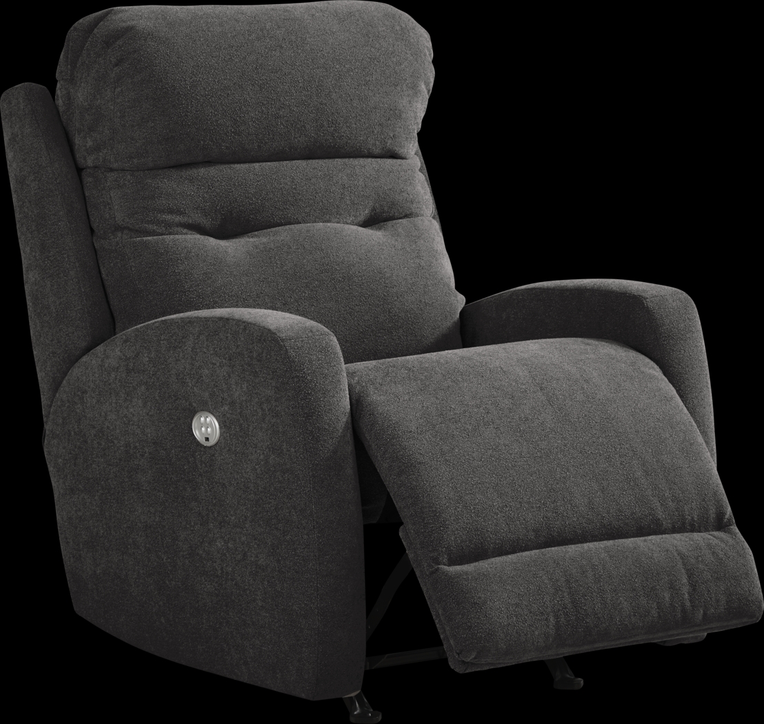 Cason Lane Dark Gray Dual Power Recliner - Thumbnail - Image 2