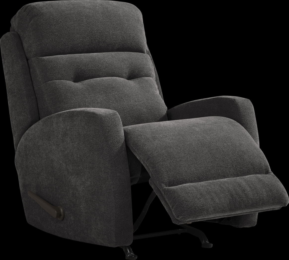 Cason Lane Dark Gray Rocker Recliner - Thumbnail - Image 2