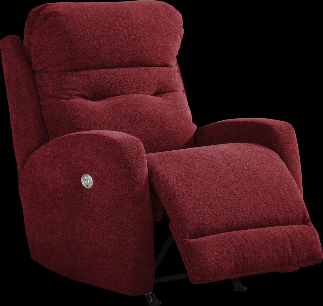 Cason Lane Red Dual Power Recliner - Thumbnail - Image 2