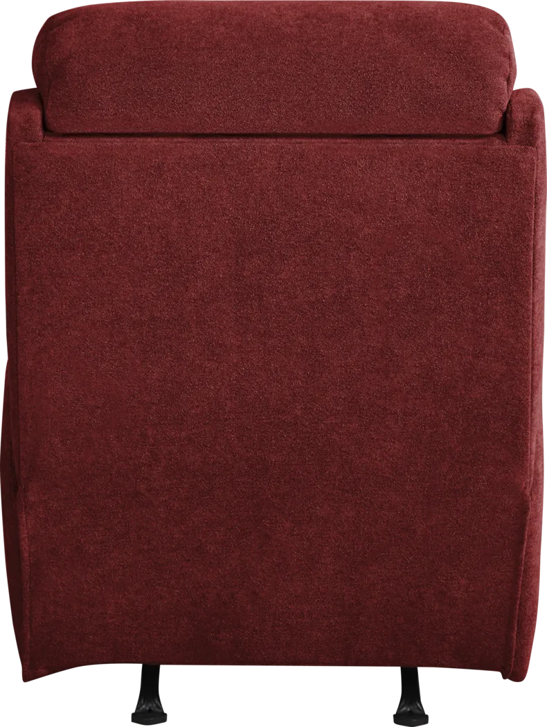 Cason Lane Red Dual Power Recliner - Image 6