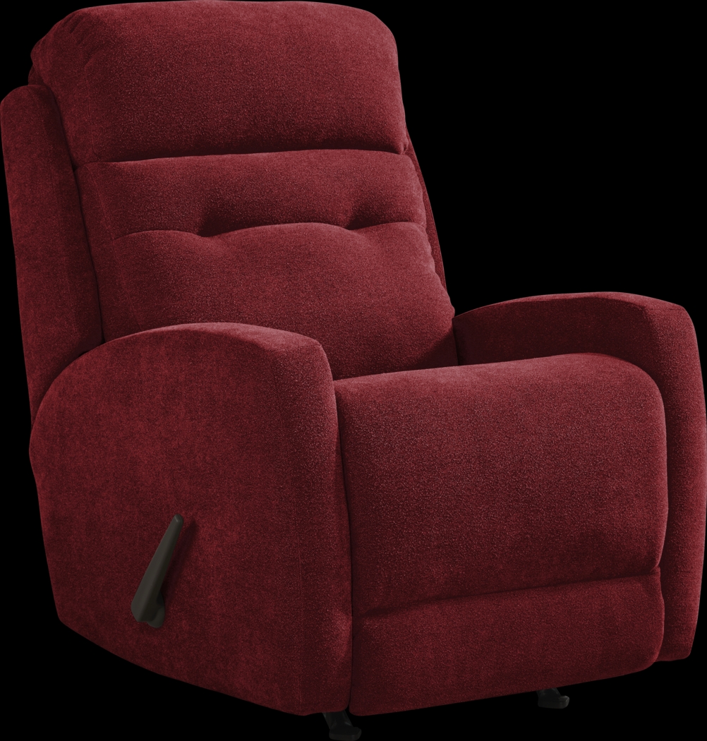 Cason Lane Red Rocker Recliner - Thumbnail - Image 1