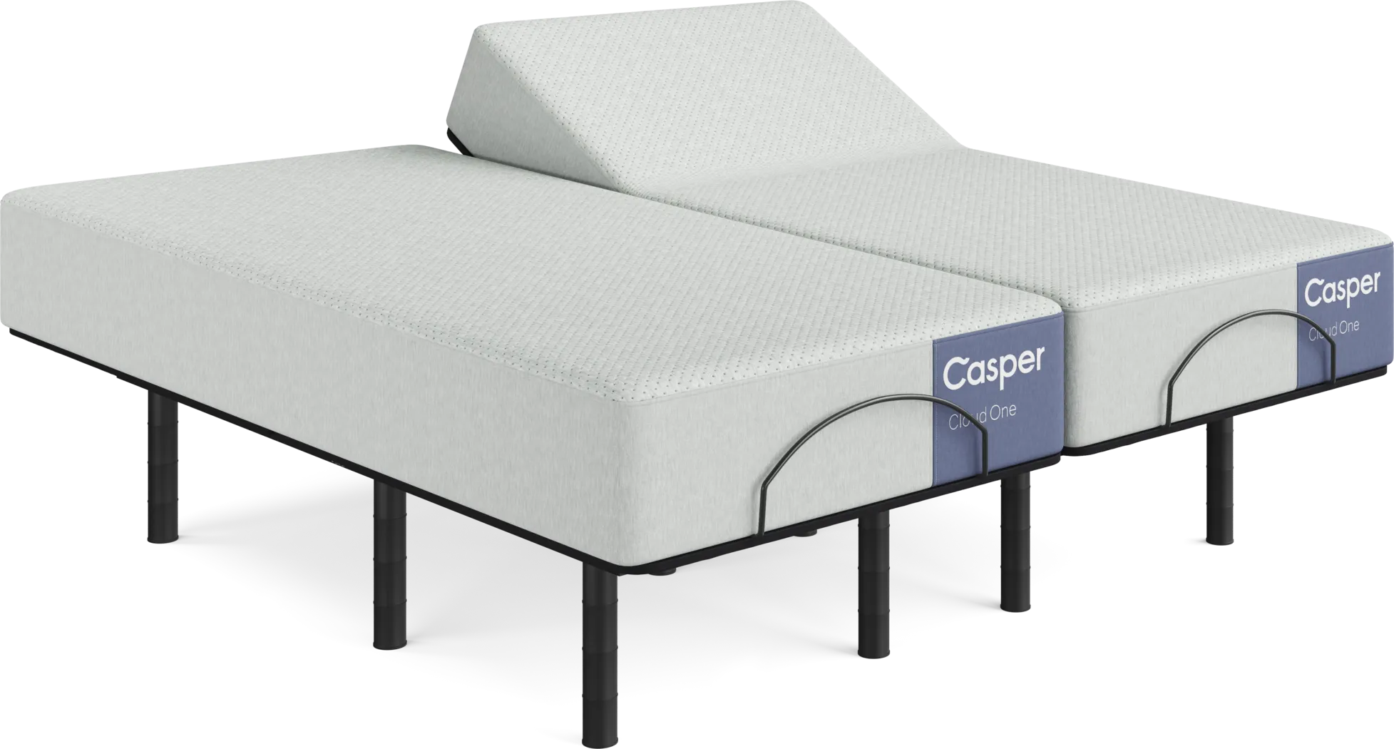 Casper Cloud One Split King Mattress with Head Up Only Base - Thumbnail - Image 1