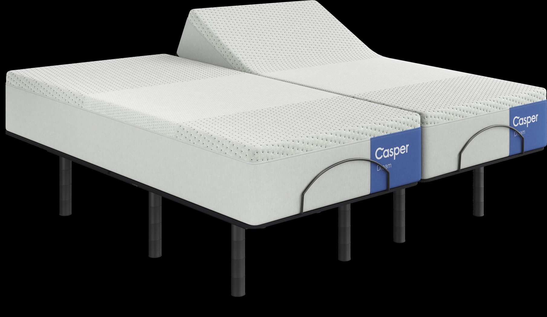 Casper Dream Split King Mattress with Head Up Only Base - Thumbnail - Image 1