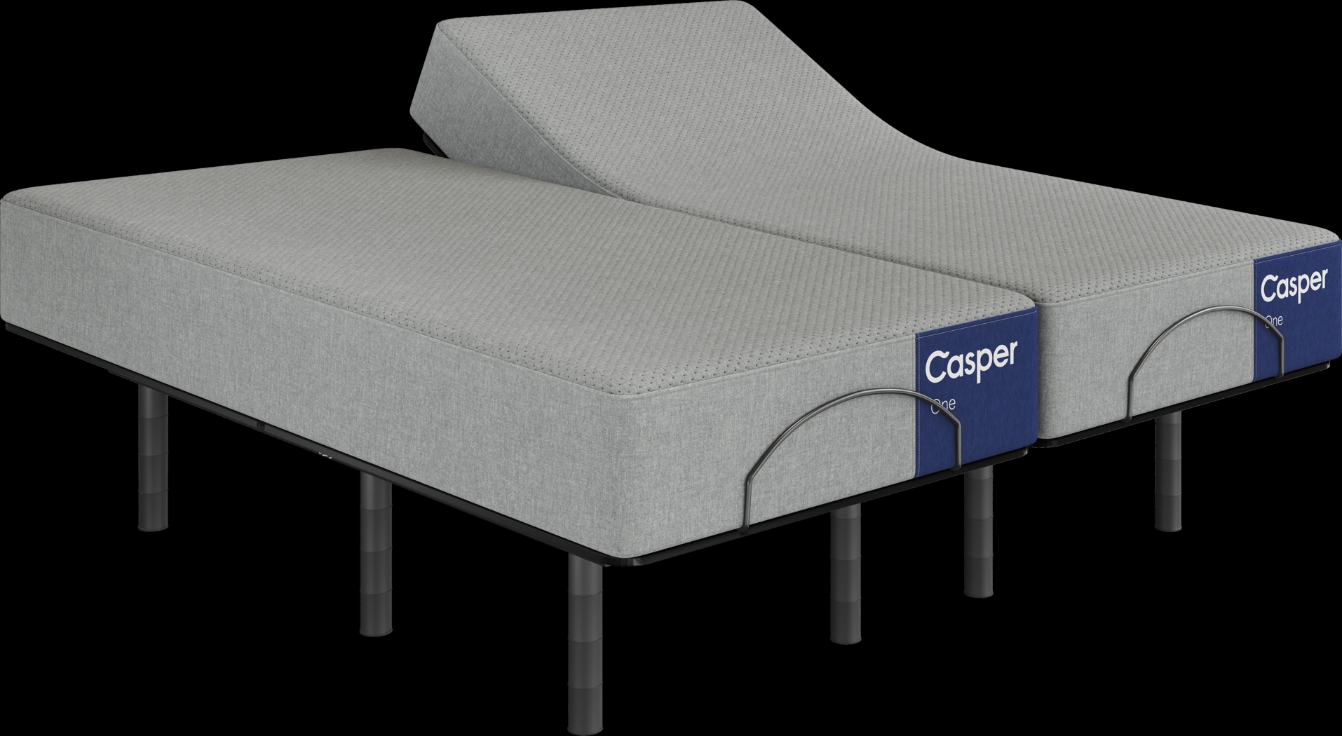 Casper One Split King Mattress with Head Up Only Base - Thumbnail - Image 1