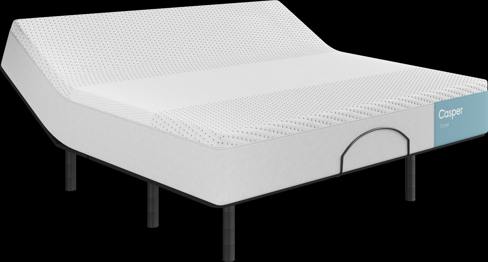 Casper Snow 2.0 King Mattress with Head Up Only Base - Thumbnail - Image 1