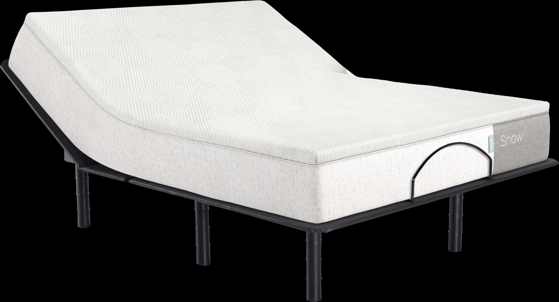 Casper Snow Queen Mattress with Head Up Only Base - Thumbnail - Image 1