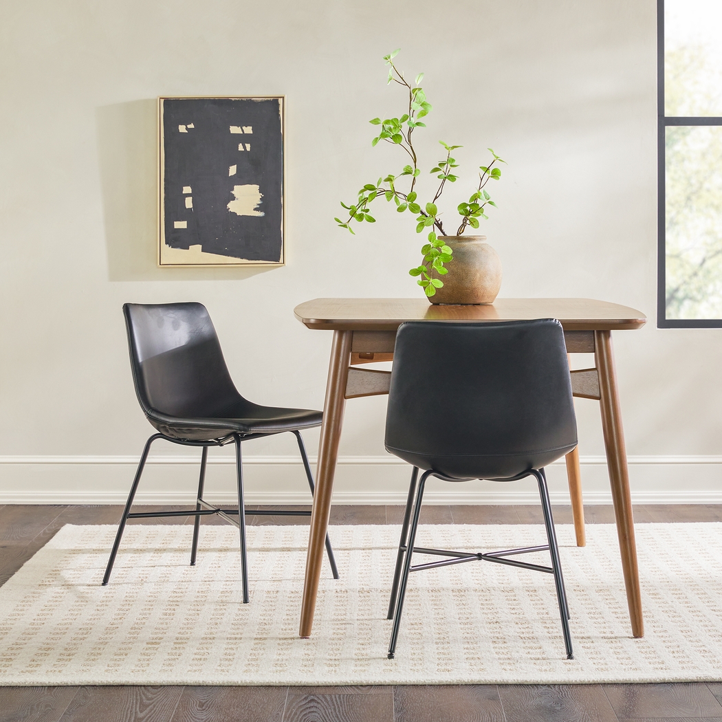 Cassamia Black Side Chair, Set of 2 - Thumbnail - Image 3