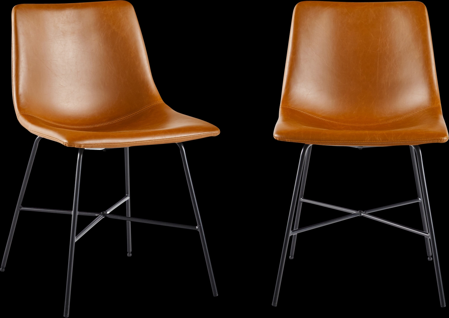 Cassamia Brown Side Chair, Set of 2 - Thumbnail - Image 4