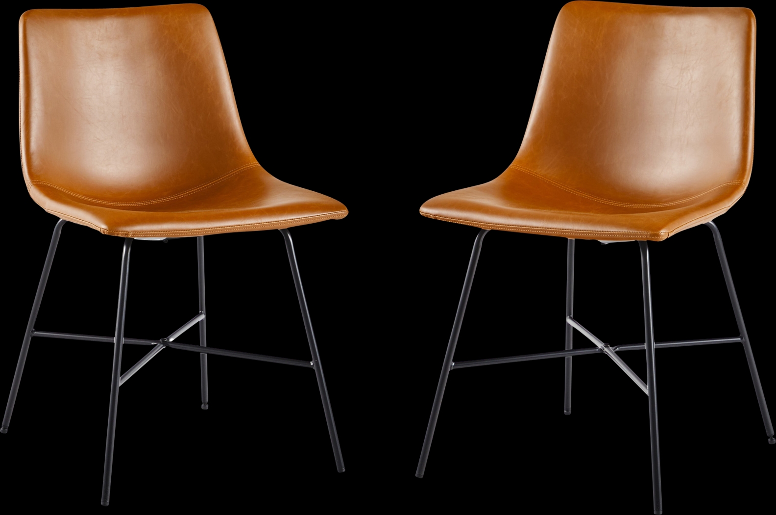 Cassamia Brown Side Chair, Set of 2 - Thumbnail - Image 1