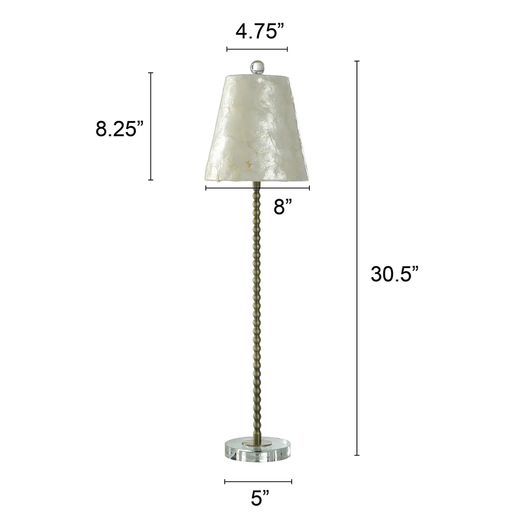 Cassana Brass Lamp - Thumbnail - Image 3