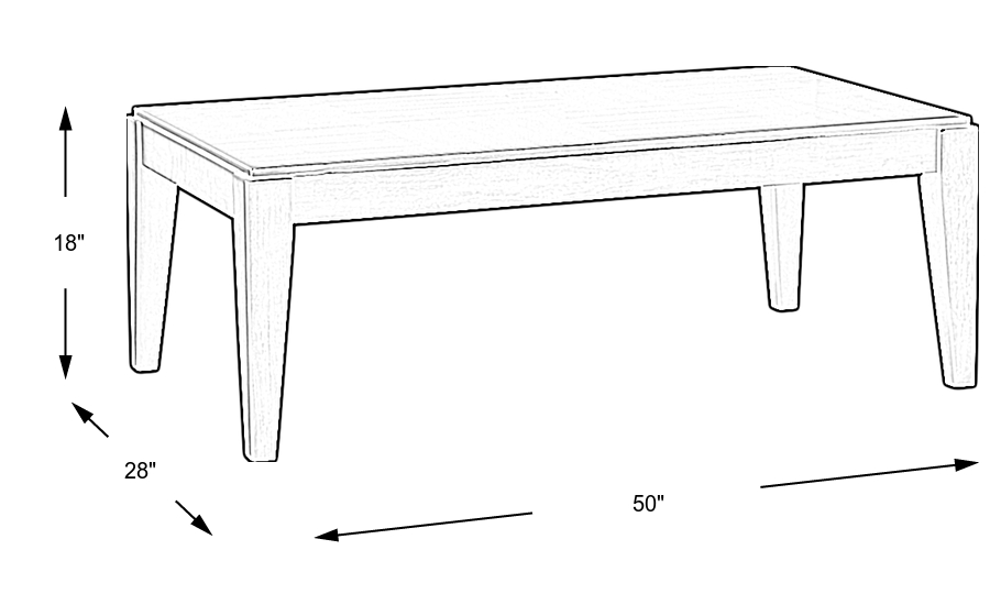Dimension Image. Please refer to the Dimension Tab on this page for dimension details.