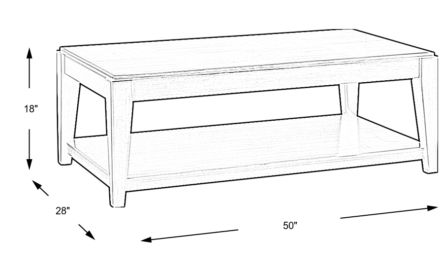 Dimension Image. Please refer to the Dimension Tab on this page for dimension details.