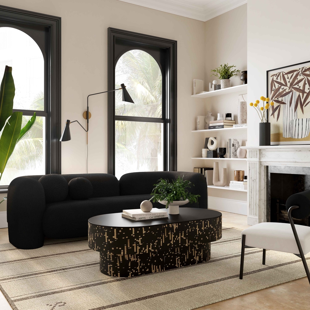 Casselwood Black Sofa - Thumbnail - Image 2