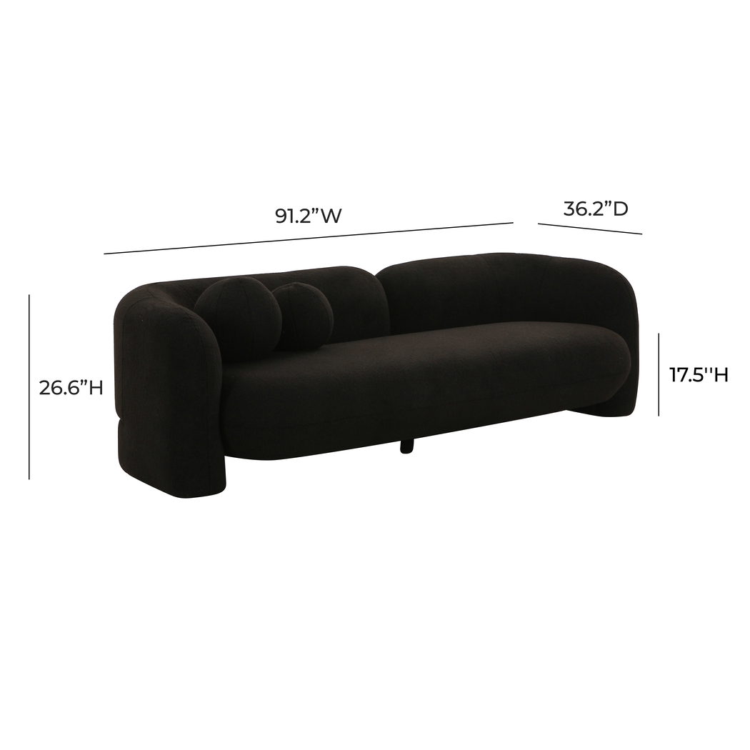 Casselwood Black Sofa - Thumbnail - Image 6