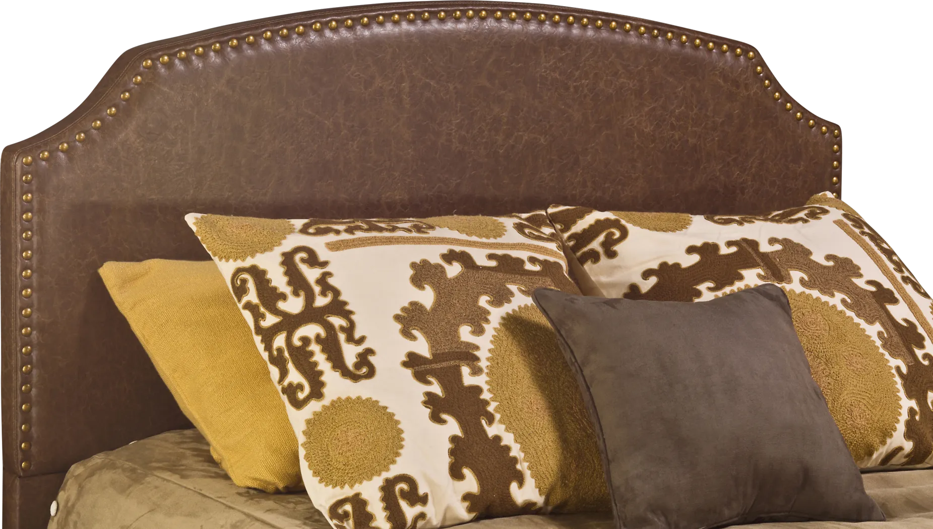 Casserly Brown King Upholstered Headboard - Thumbnail - Image 1