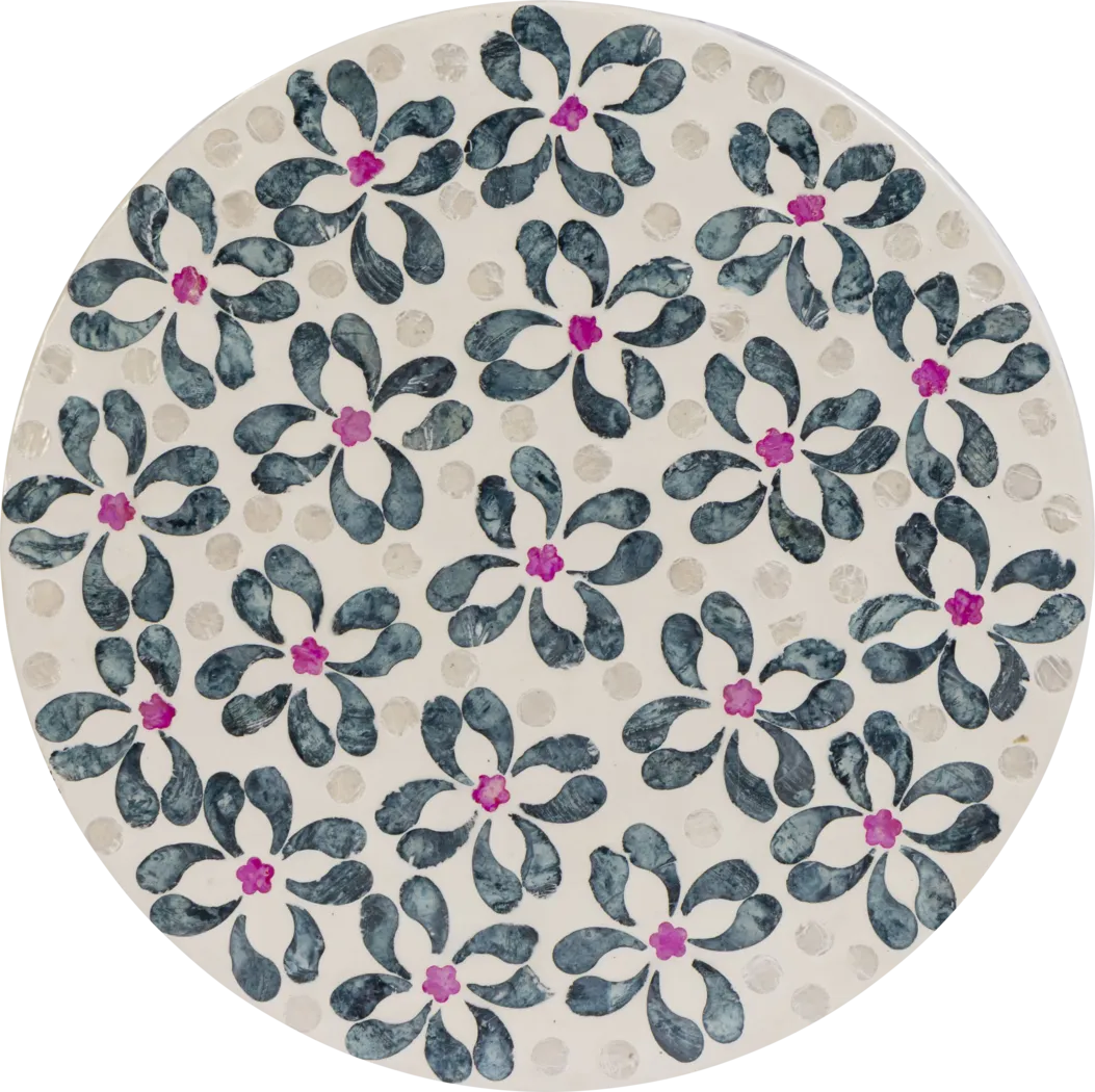 Cassiel Blue Accent Table - Thumbnail - Image 3