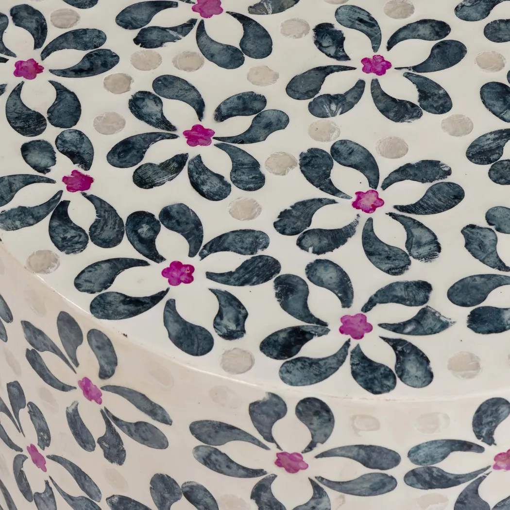 Cassiel Blue Accent Table - Thumbnail - Image 4