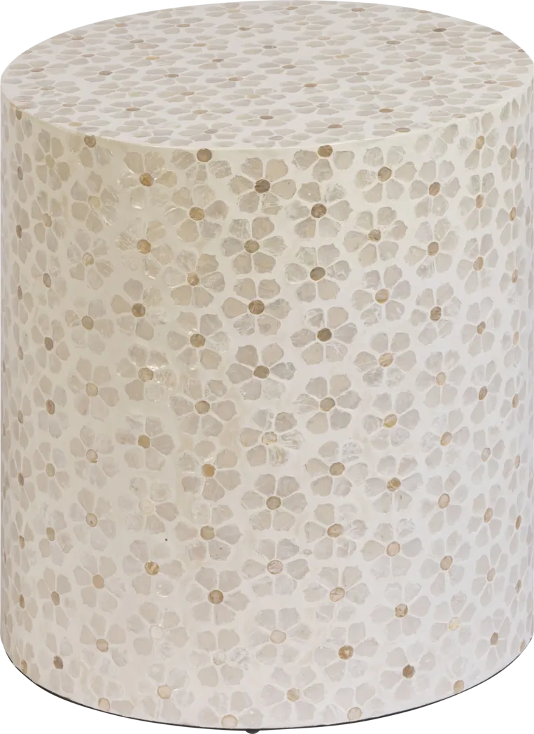 Cassiel White Accent Table - Thumbnail - Image 2