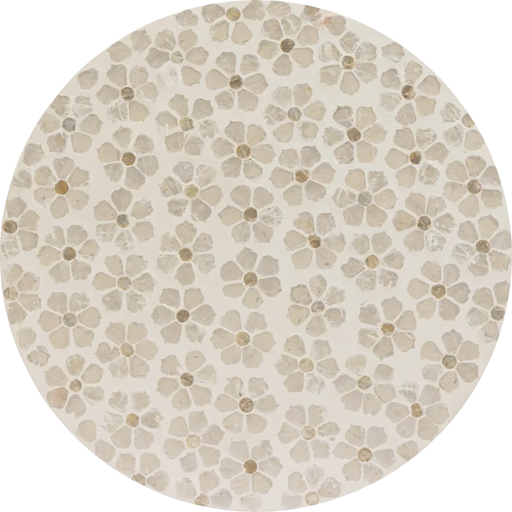 Cassiel White Accent Table - Thumbnail - Image 3