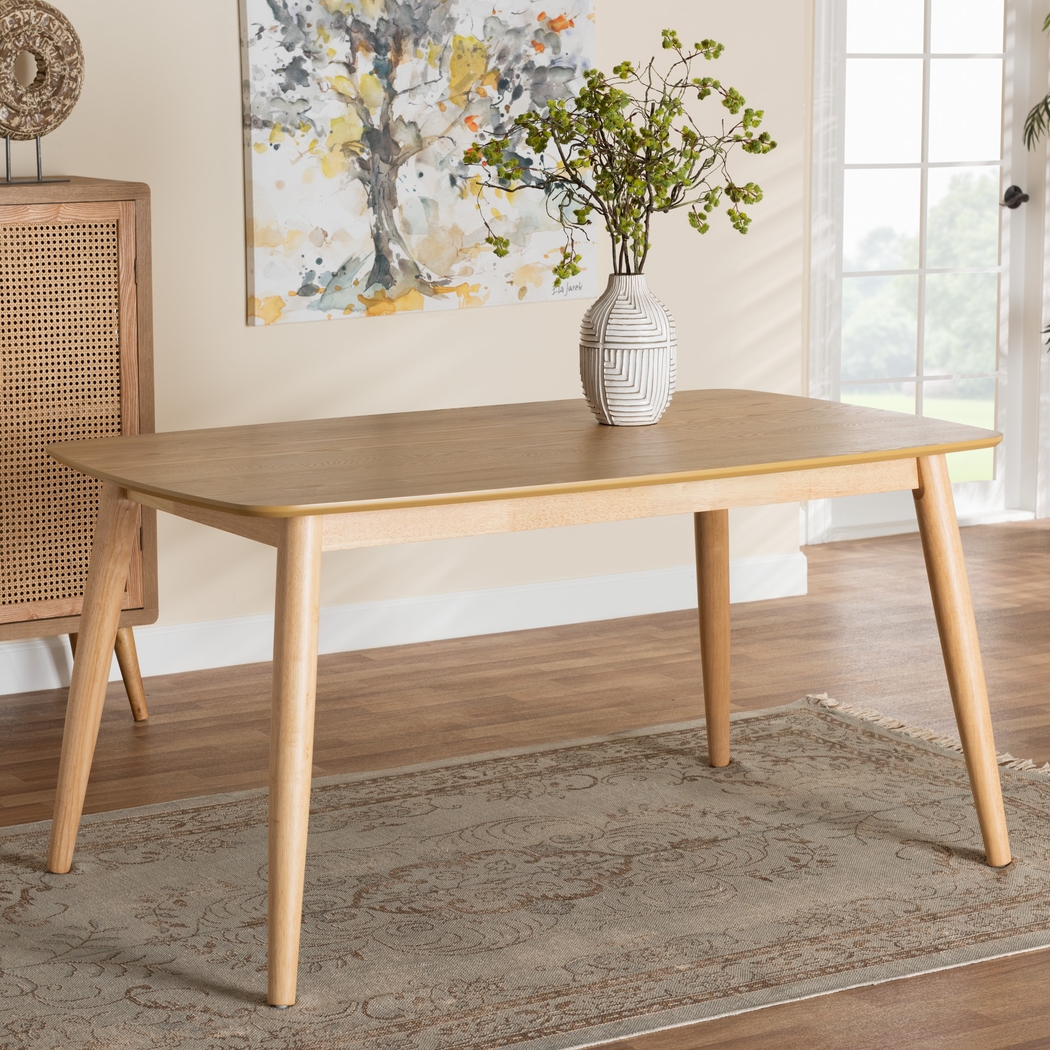 Cassimere Natural Dining Table - Thumbnail - Image 2
