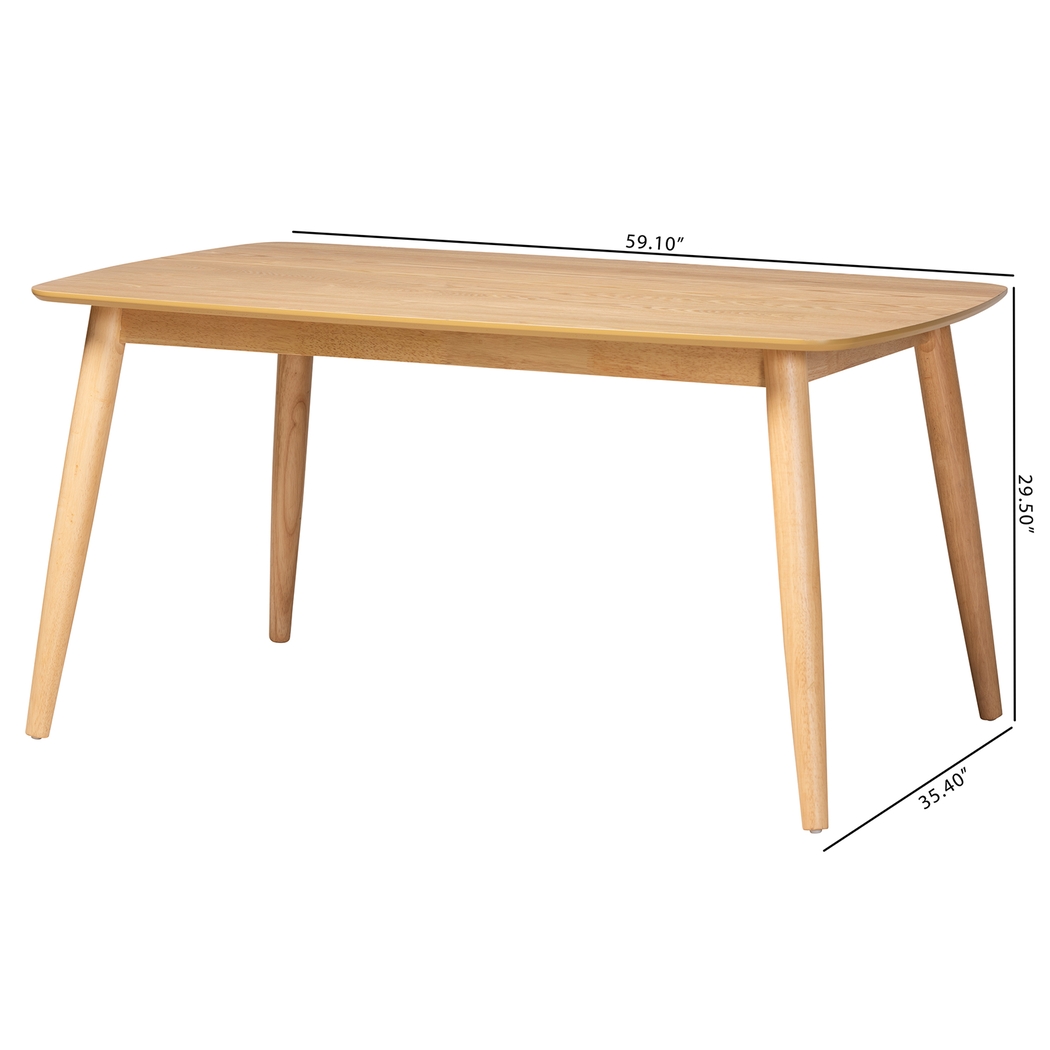 Cassimere Natural Dining Table - Thumbnail - Image 9