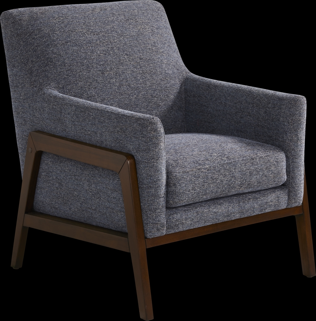 Cassina Court Navy Accent Chair - Thumbnail - Image 1