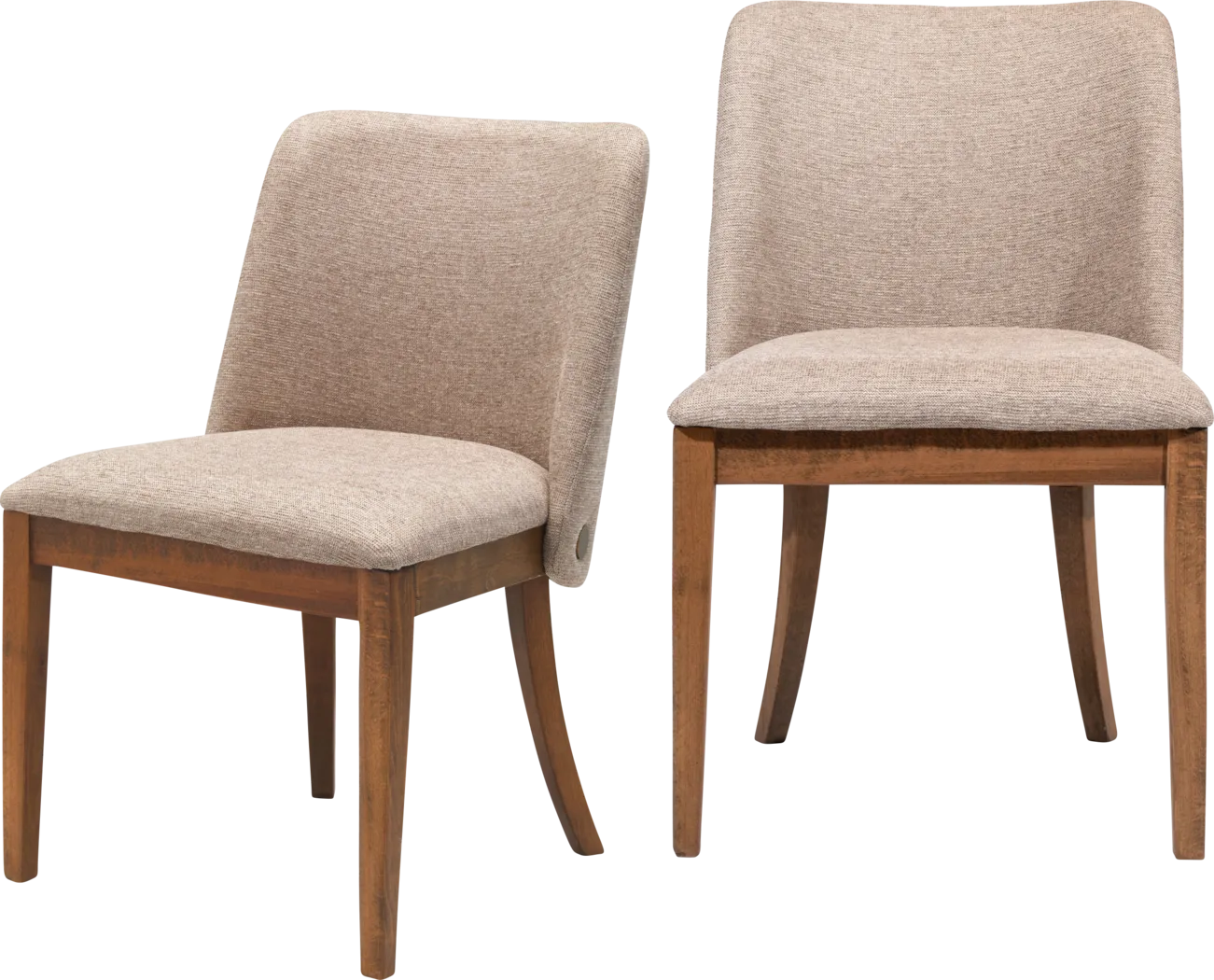 Cassio Brown Side Chair Set of 2 - Thumbnail - Image 1
