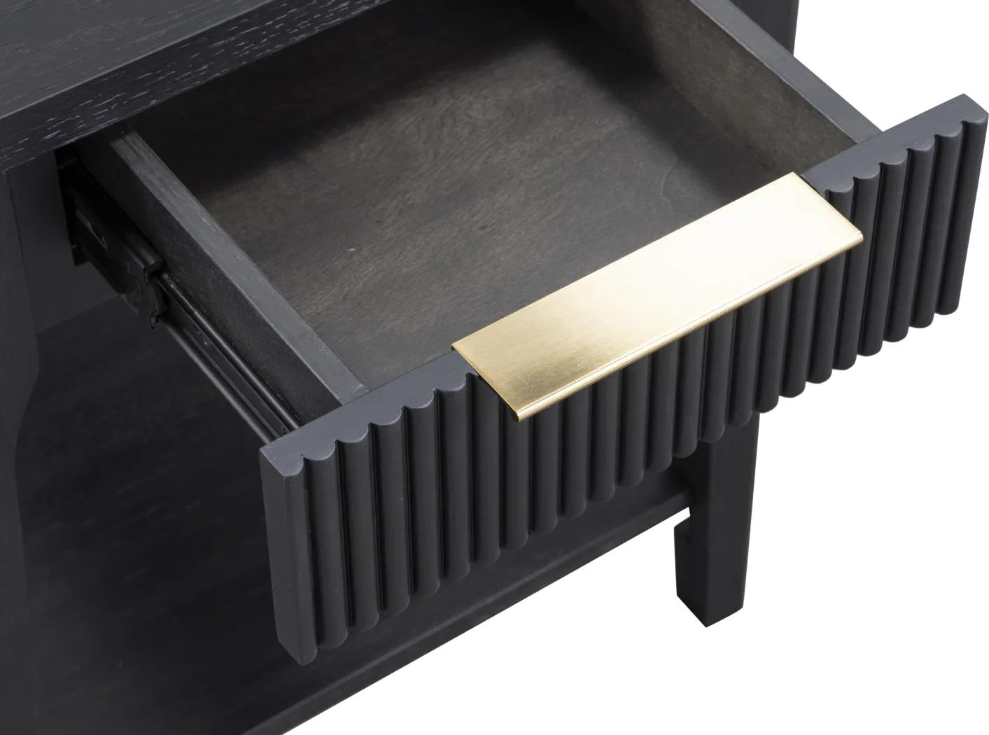 Cassius Black Chairside Table - Thumbnail - Image 3