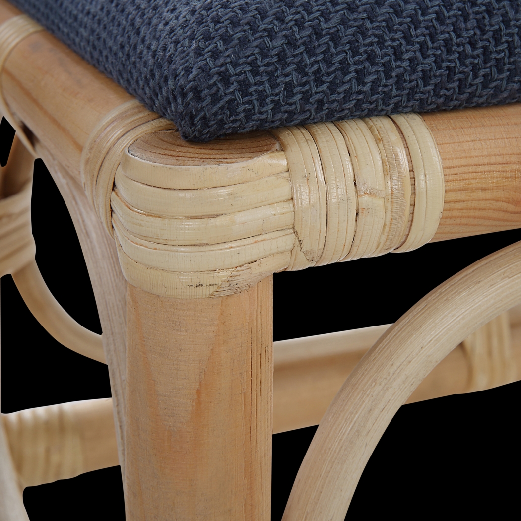 Cassra Blue Accent Bench - Thumbnail - Image 2