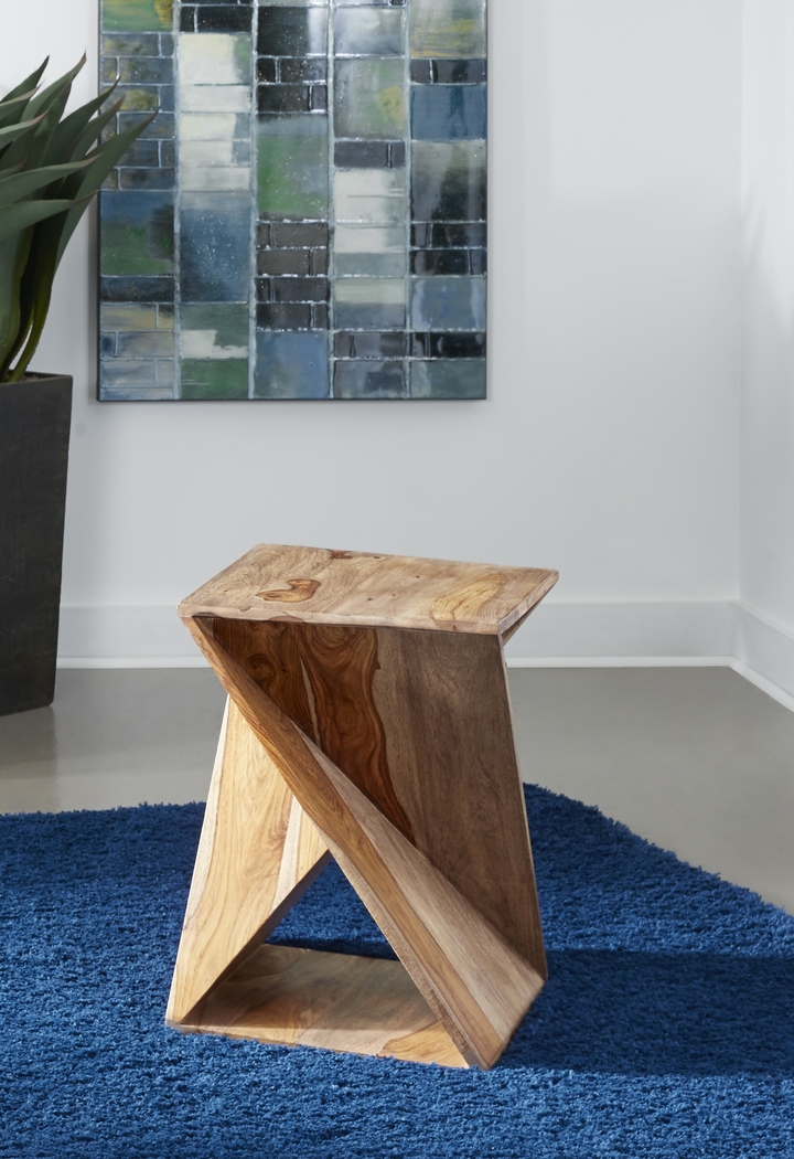 Castana Brown Accent Table - Thumbnail - Image 5