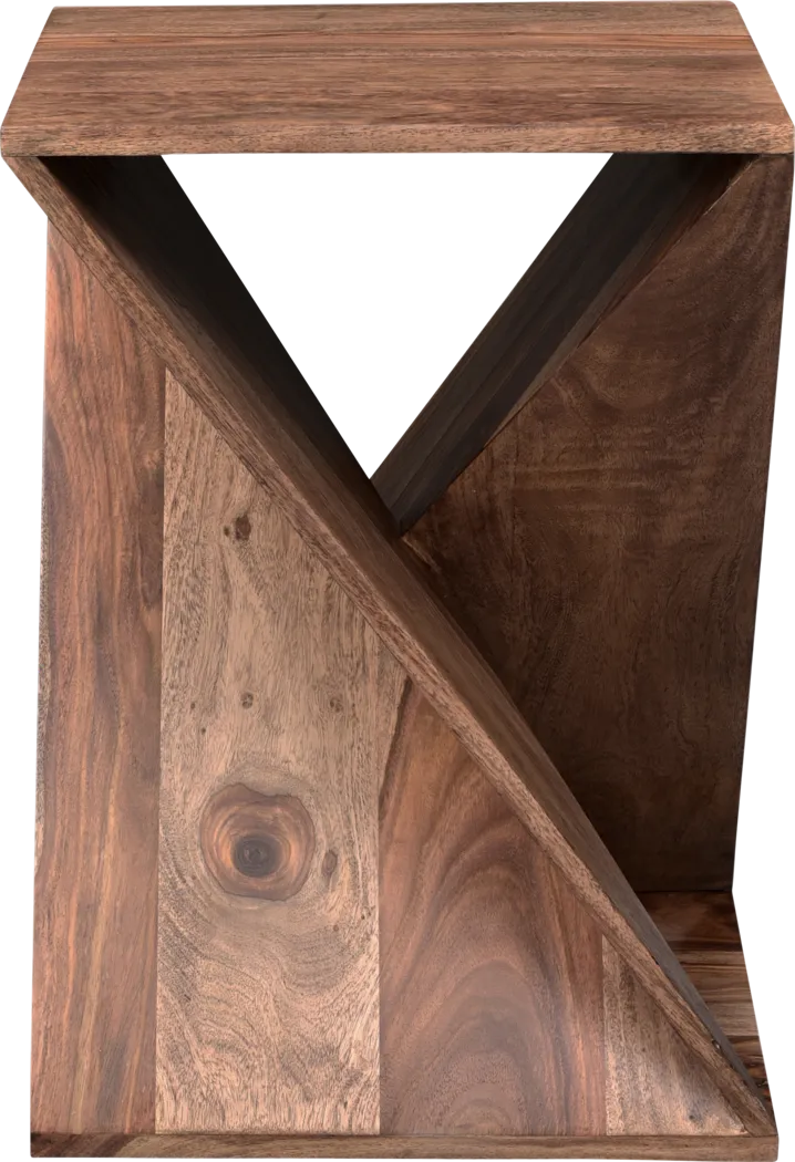 Castana Brown Accent Table - Thumbnail - Image 2