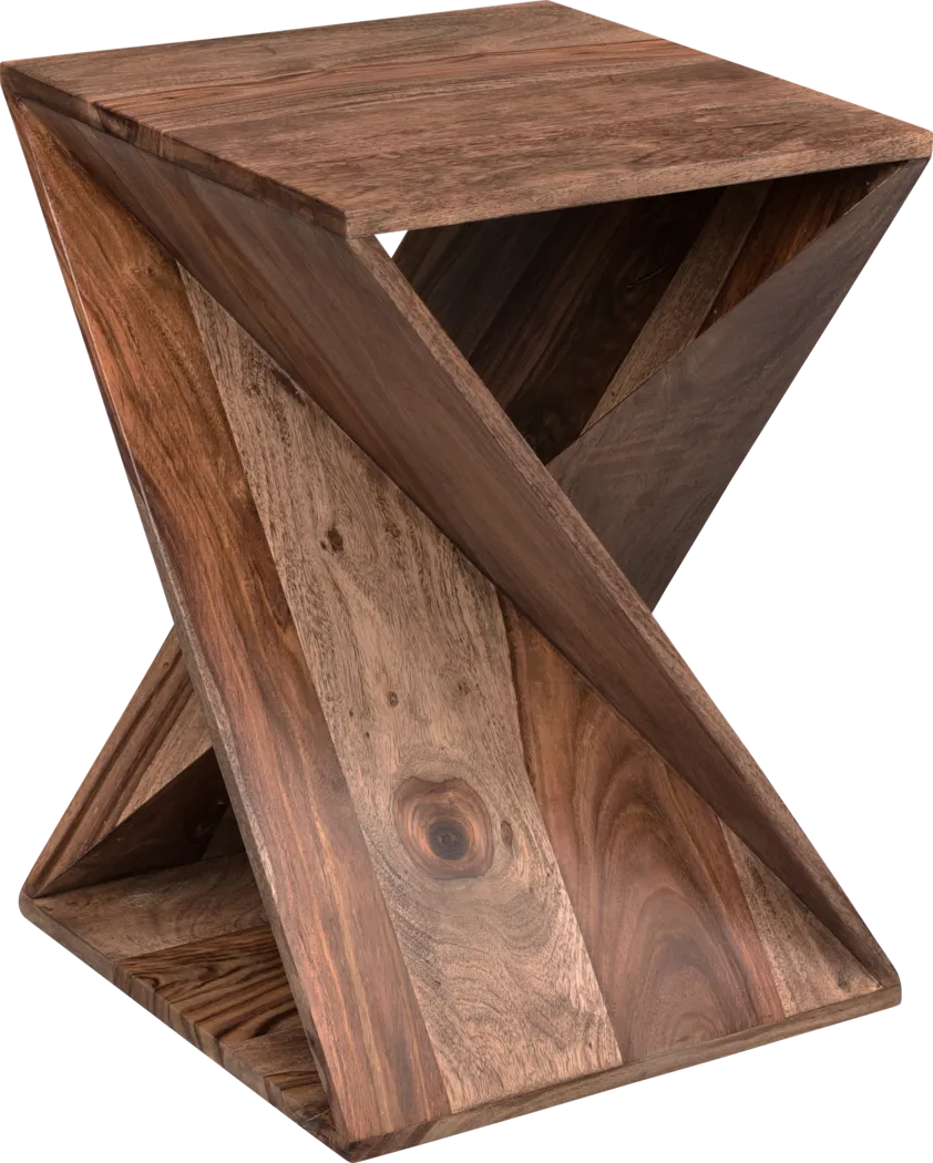 Castana Brown Accent Table - Thumbnail - Image 1