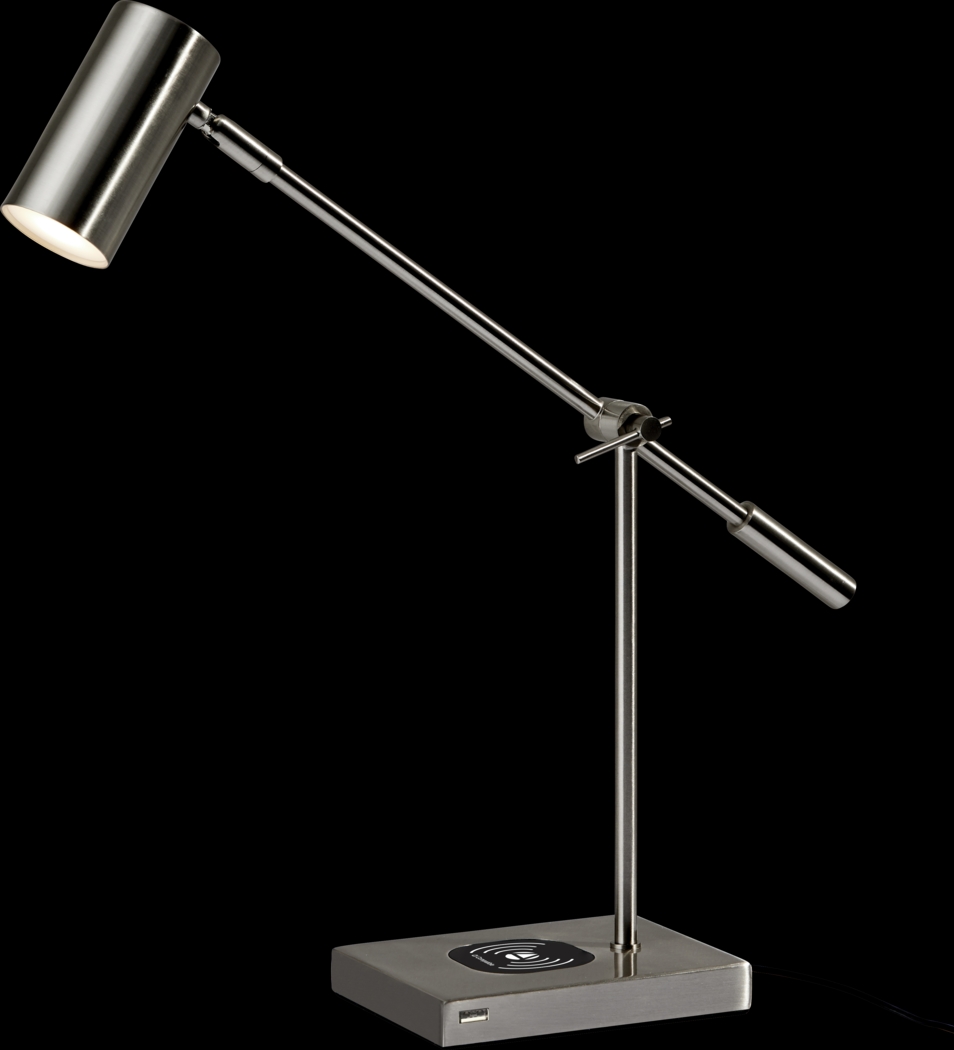 Castelar Gray Table Lamp - Thumbnail - Image 1
