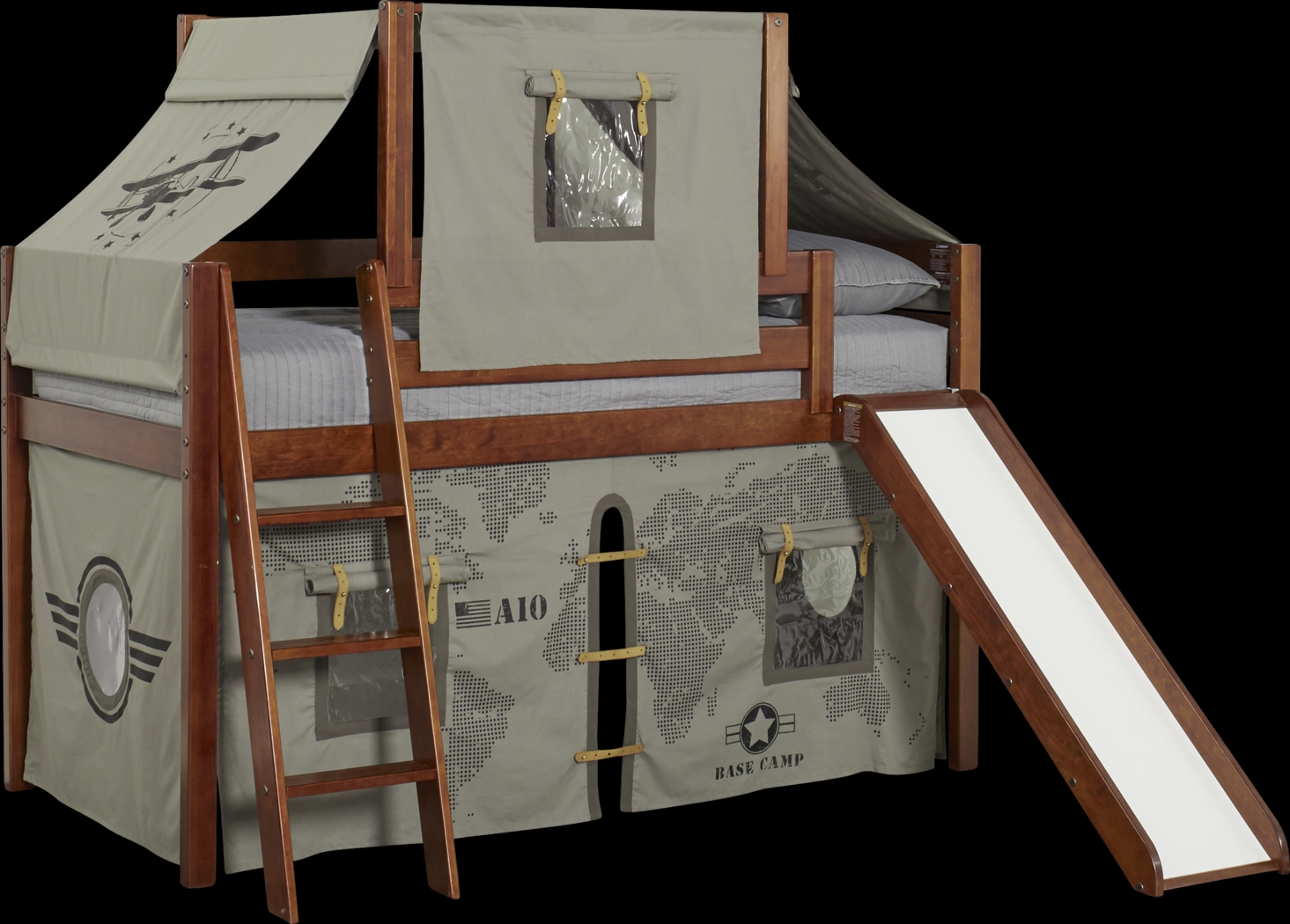 Castello Cherry Jr. Tent Loft with Slide and Top Tent - Thumbnail - Image 1