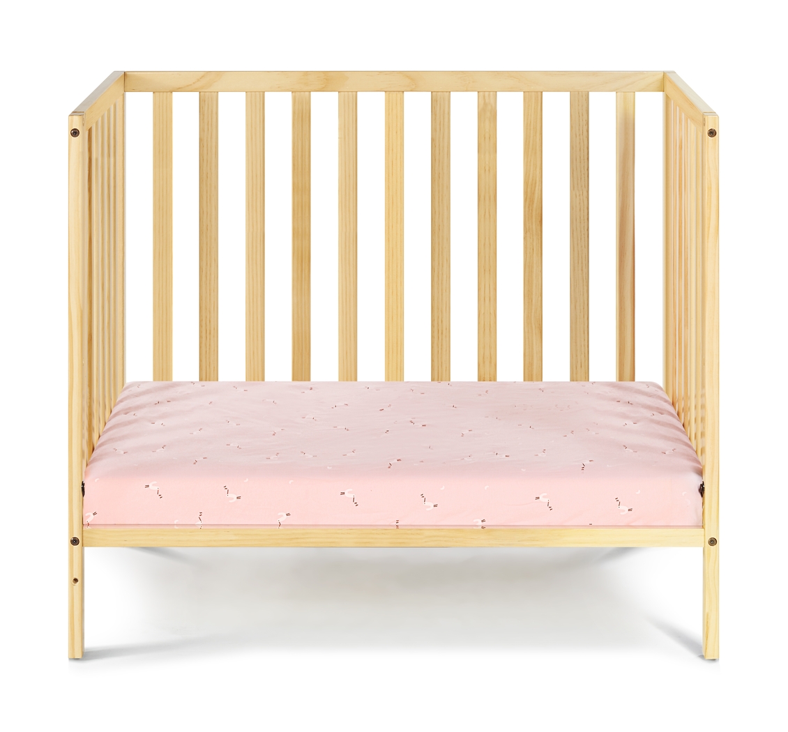 Castellon Natural Mini Crib with Mattress Pad - Thumbnail - Image 2