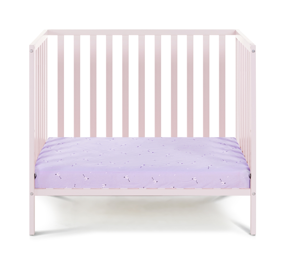 Castellon Pink Mini Crib with Mattress Pad - Thumbnail - Image 2