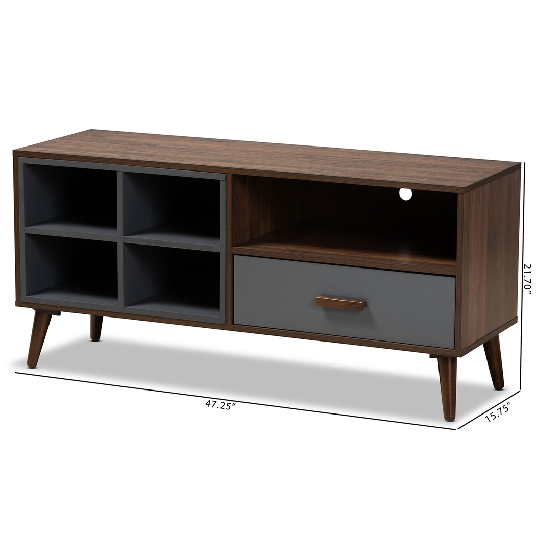 Castine Walnut 47 in. Console - Thumbnail - Image 10