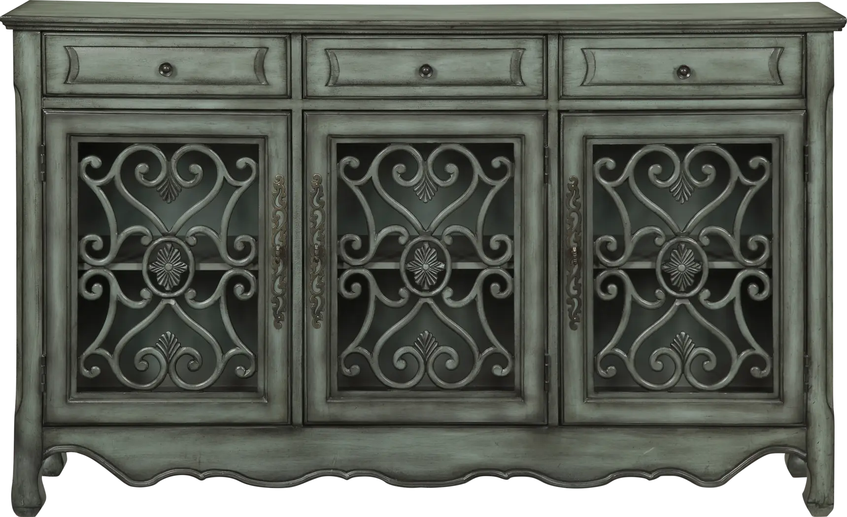 Castlehayne Green Credenza - Thumbnail - Image 2