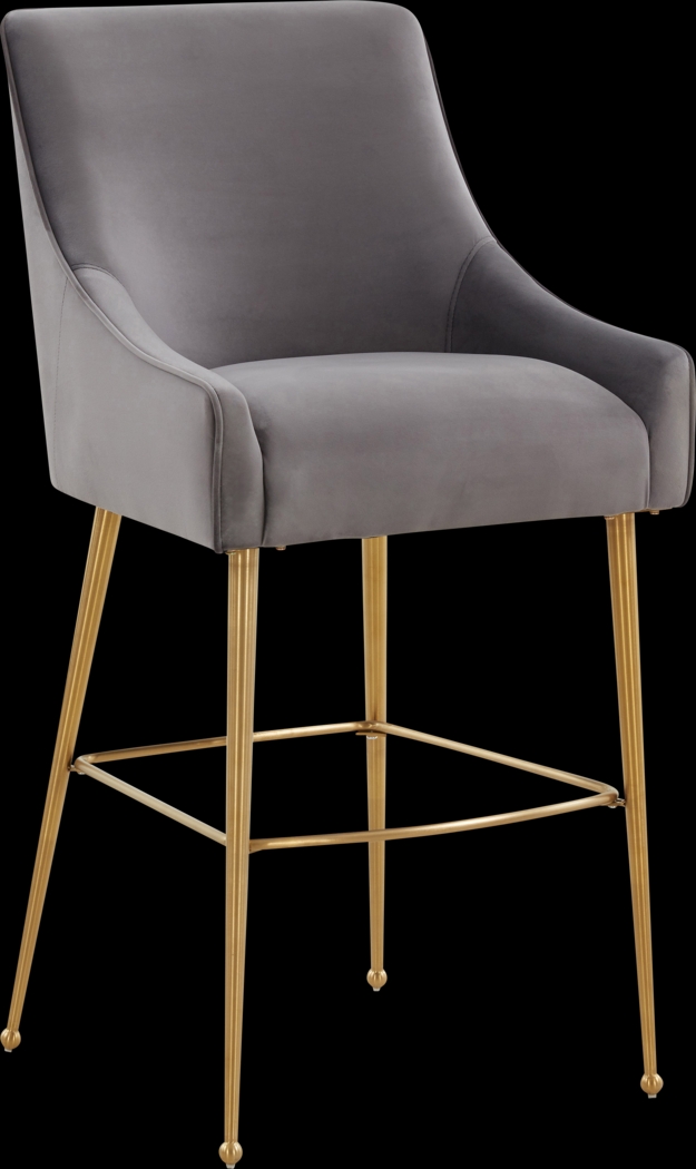 Castlemaine Dark Gray Bar Stool - Thumbnail - Image 1