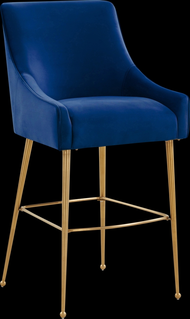 Castlemaine Navy Bar Stool - Thumbnail - Image 1