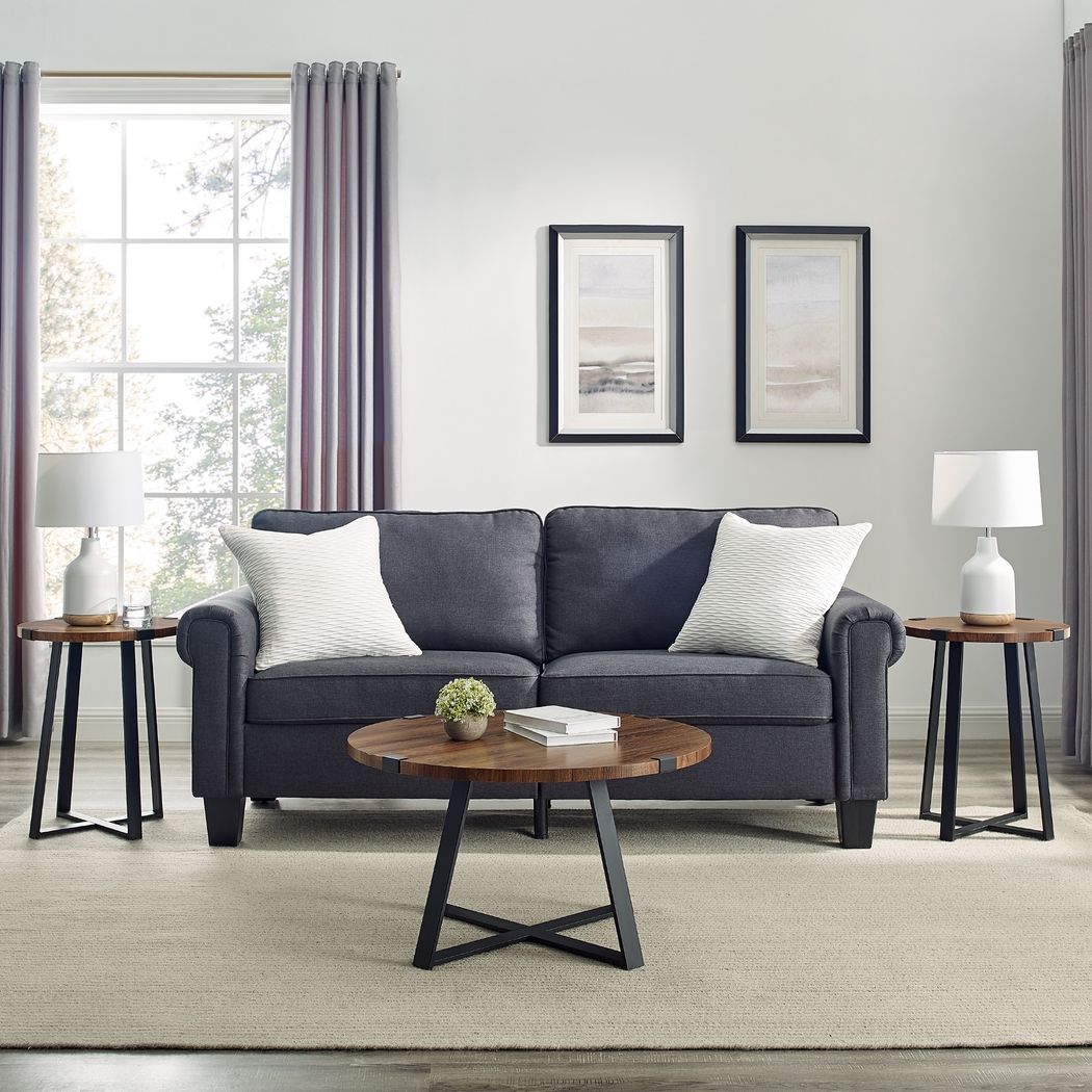 Castletroy Walnut Cocktail Table Set - Thumbnail - Image 2