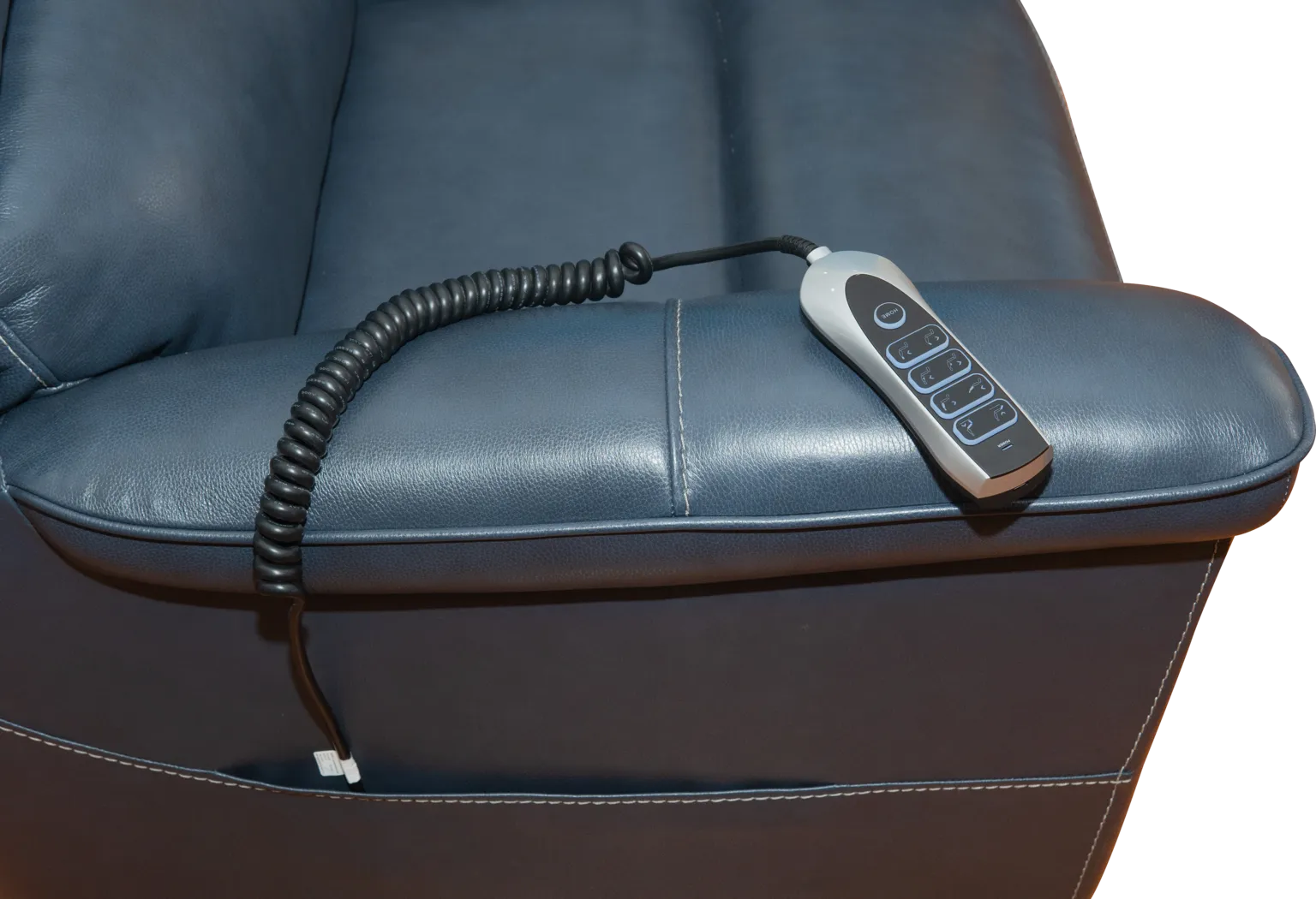 Castmore II Navy Triple Power Lift Recliner - Image 5