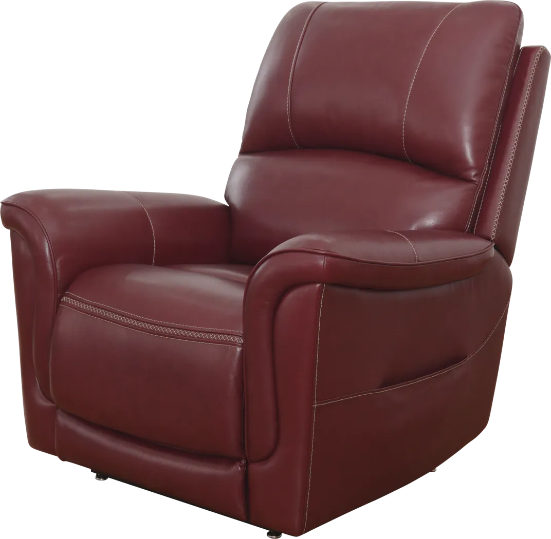 Castmore II Red Triple Power Lift Recliner - Thumbnail - Image 2
