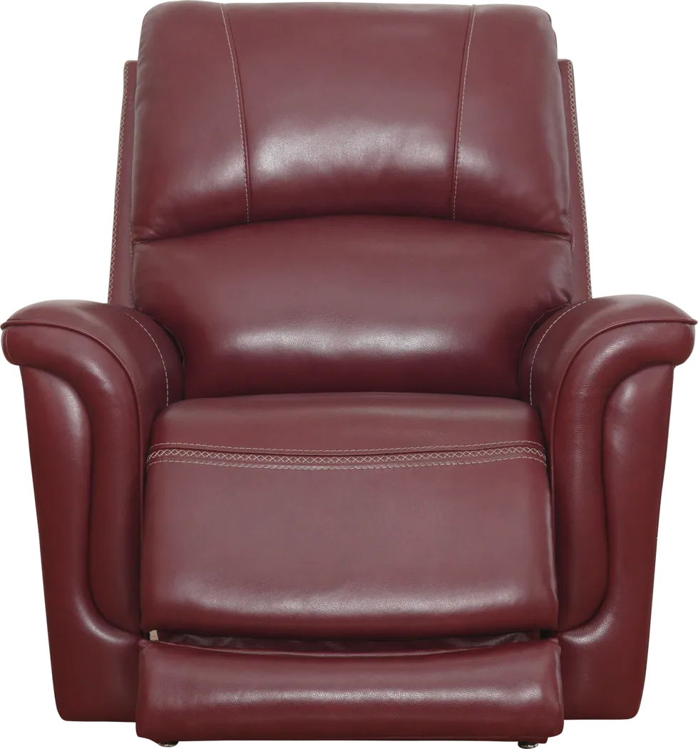 Castmore II Red Triple Power Lift Recliner - Thumbnail - Image 3