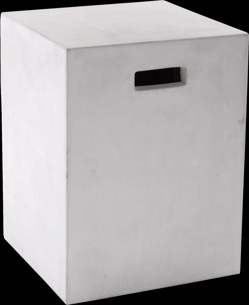 Castor White End Table - Thumbnail - Image 1