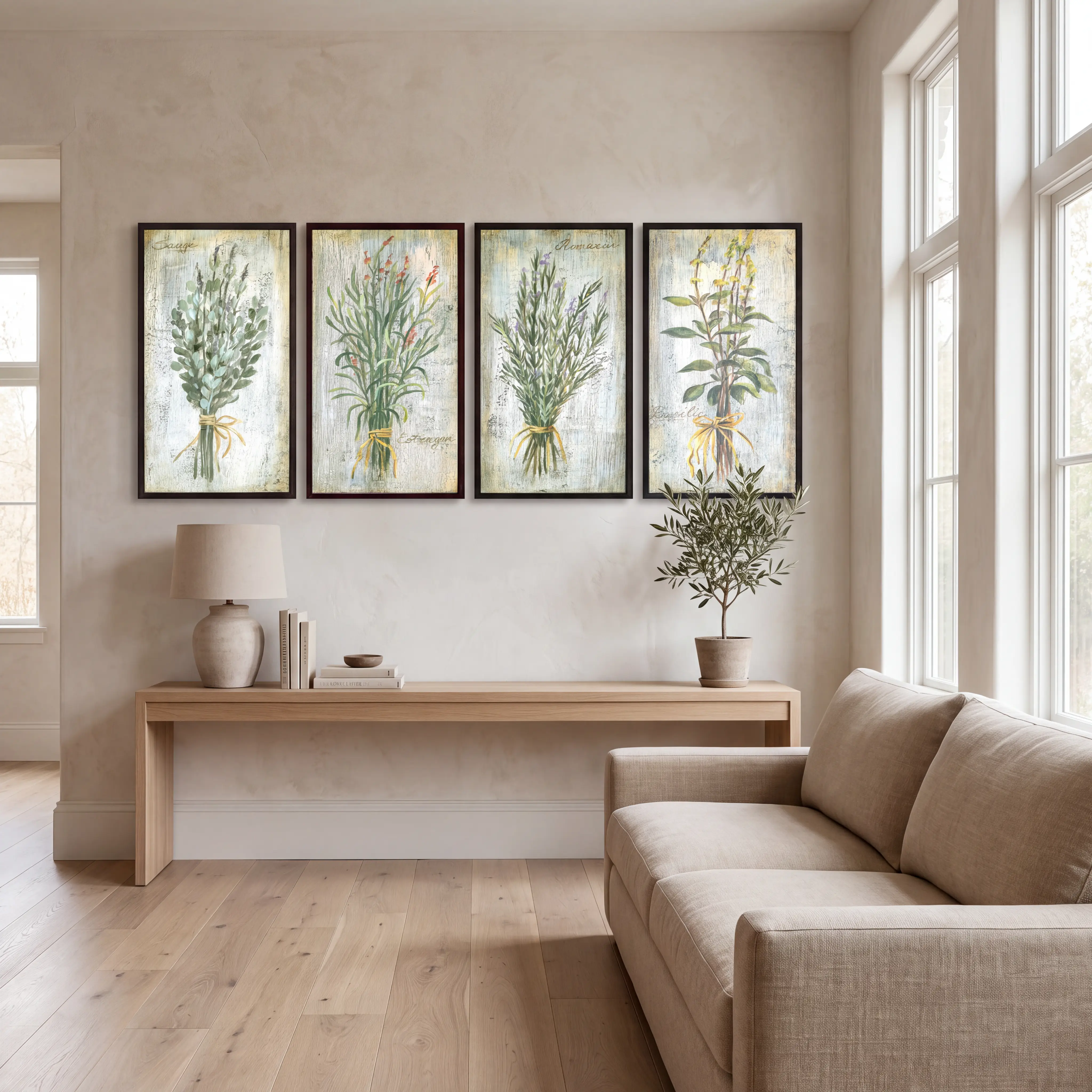 Casual Herbs Set of 4 Artwork - Image 2