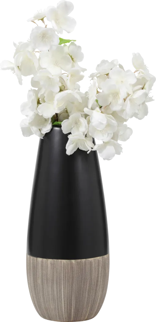 Cataldi Black 13 in. Vase - Thumbnail - Image 2