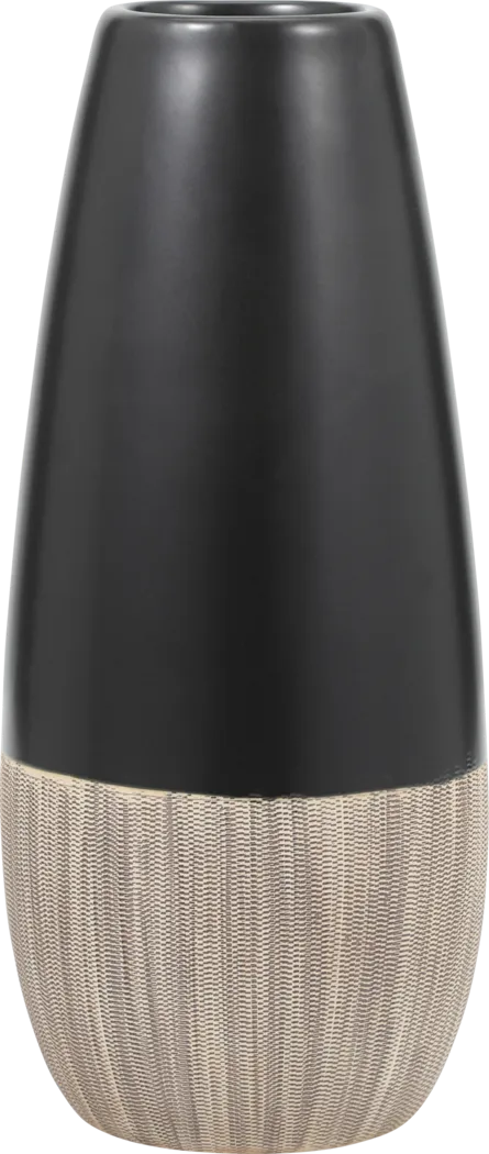 Cataldi Black 13 in. Vase - Thumbnail - Image 1